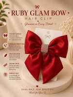 Ruby Glam Bow