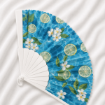 Hand Fan | Blue Lemon